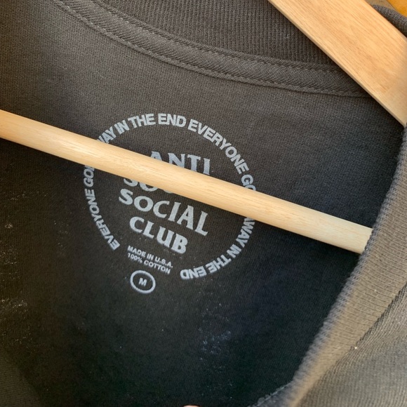 Black Antisocial Social Club T-shirt - Picture 2 of 6